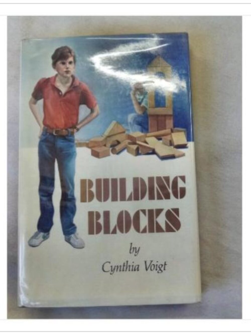 Ex-Library - Building Blocks Cynthia Voigt 1984 Second Printing Hardcover Book